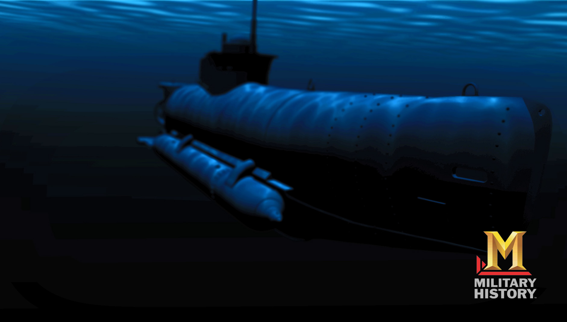 History Channel — WWII Submarine Seehund 3D visualization